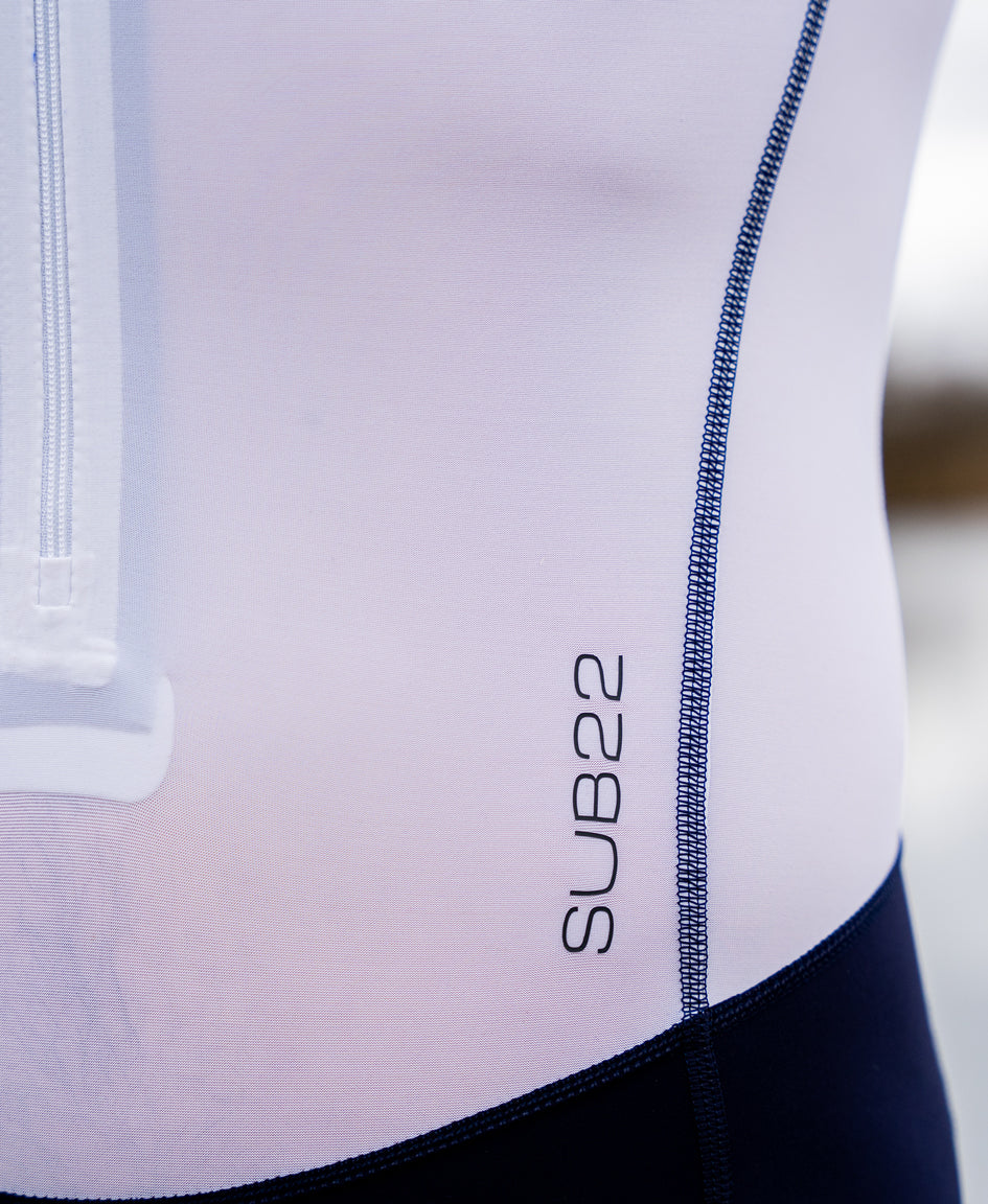 HUUB Anemoi 2 Tri Suit, SUB22 and 22PLUS – optimal aerodynamic fabrics for your race speed.