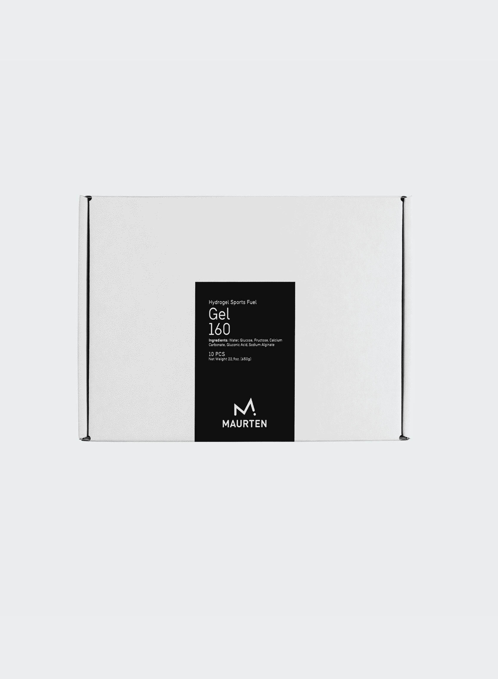 Maurten Gel 160 high-carb sports nutrition gel in a squeeze pouch, designed for athletes to boost energy during workouts.