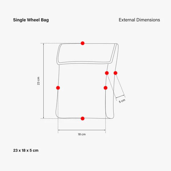 Protective Single Wheel Bag